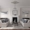 Ekena Millwork Piedmont Medallion (Canopies up to 6 1/2"), 67 1/8"W x 48 5/8"H x 1 7/8"P, Pot of Cream Crackle CM67PEPCC - alternate 3